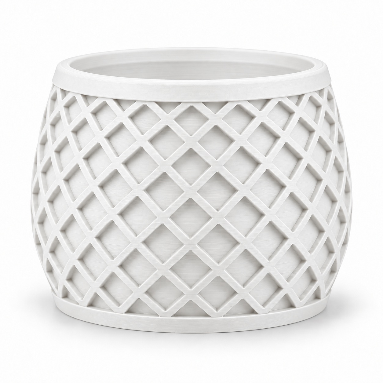 Vaso X Planter Geométrico Criandê Branco