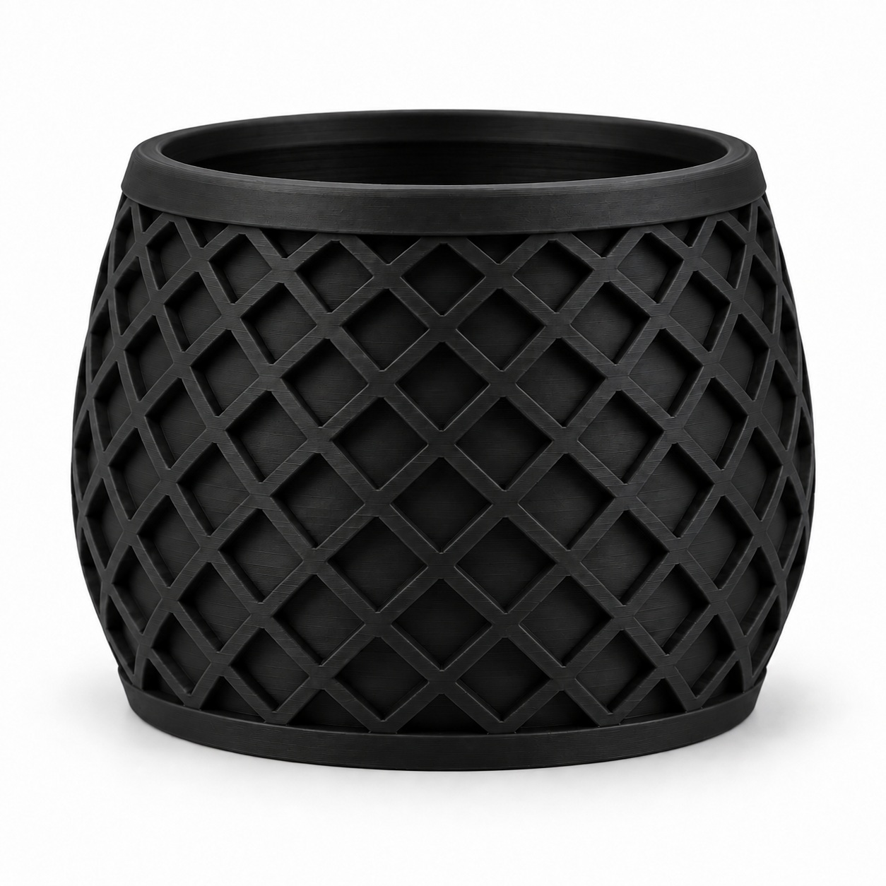 Vaso X Planter Geométrico Criandê Preto