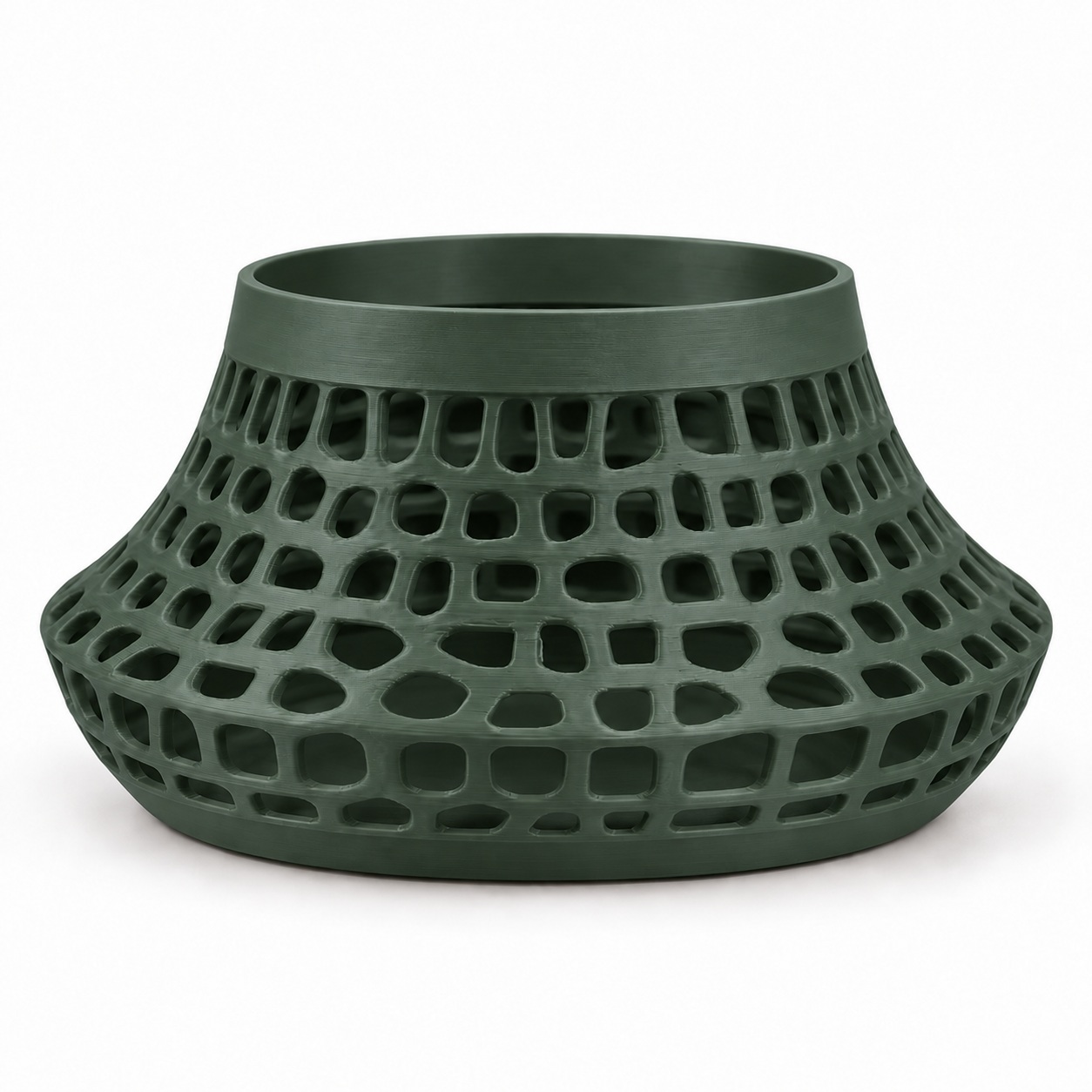 Vaso Karen Voronoi Baixo Criandê Verde