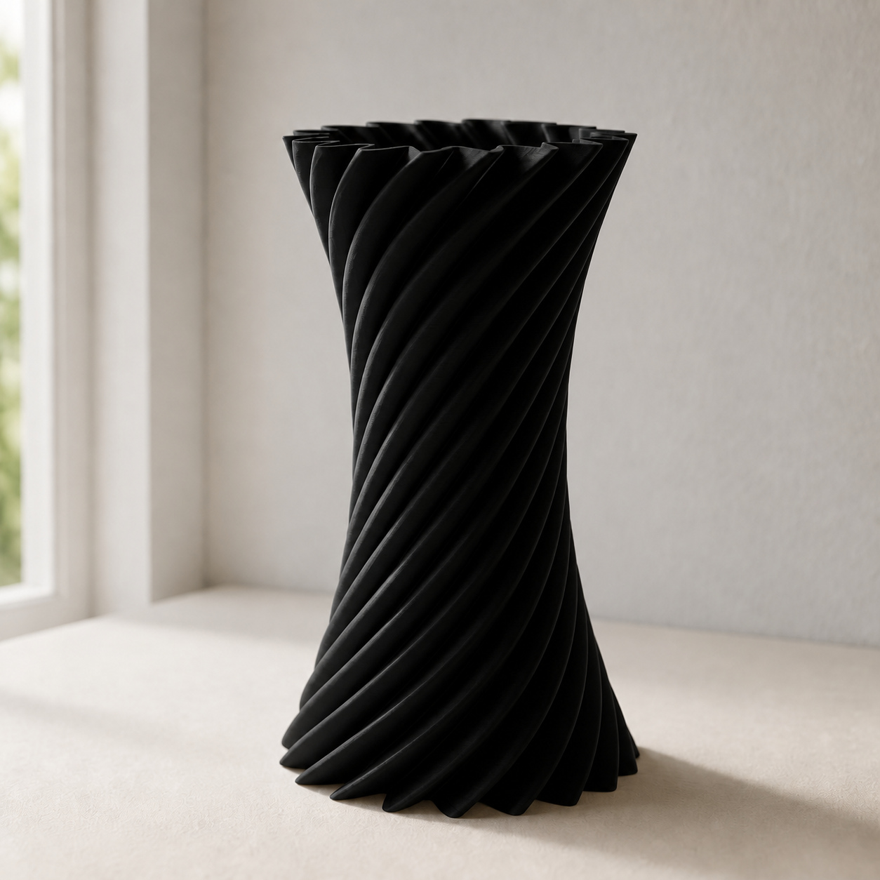 Vaso Espiral Martina Criandê Preto