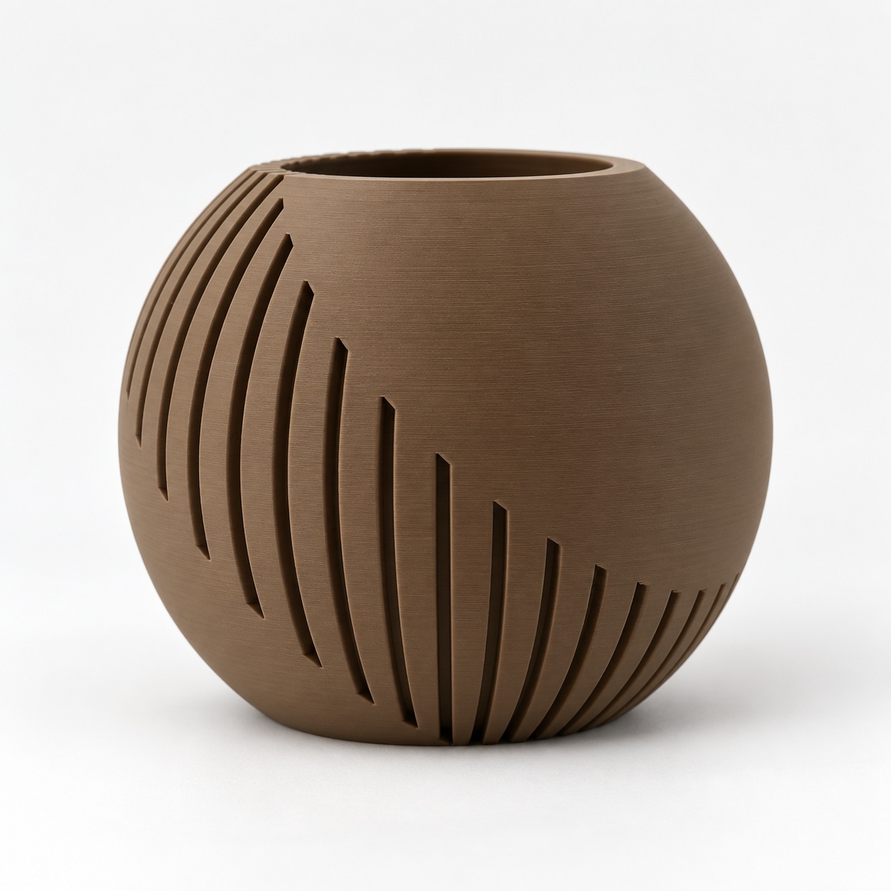 Vaso Japandi Esfera Criandê Wood