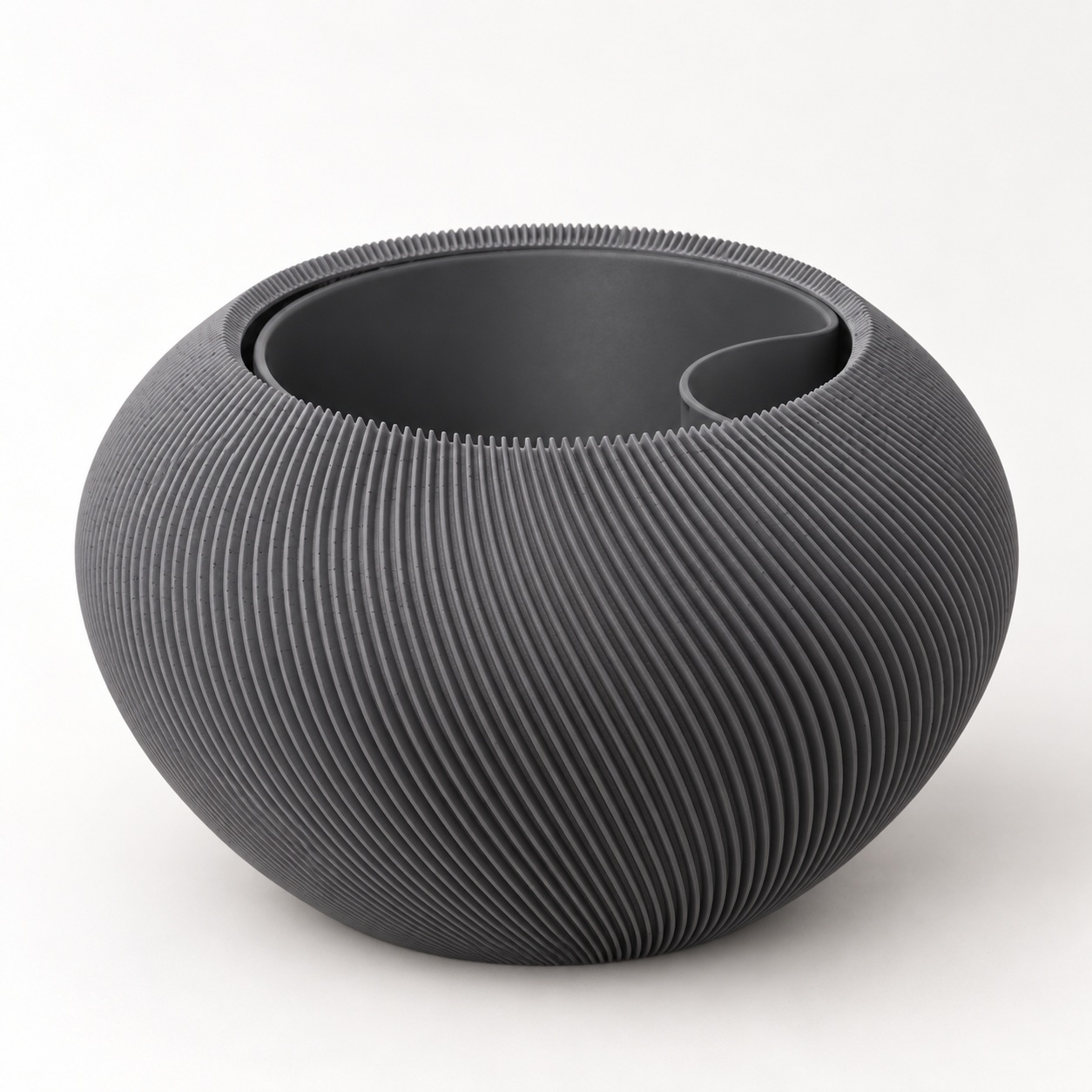 Vaso Grimalda com Inserto Criandê Cinza
