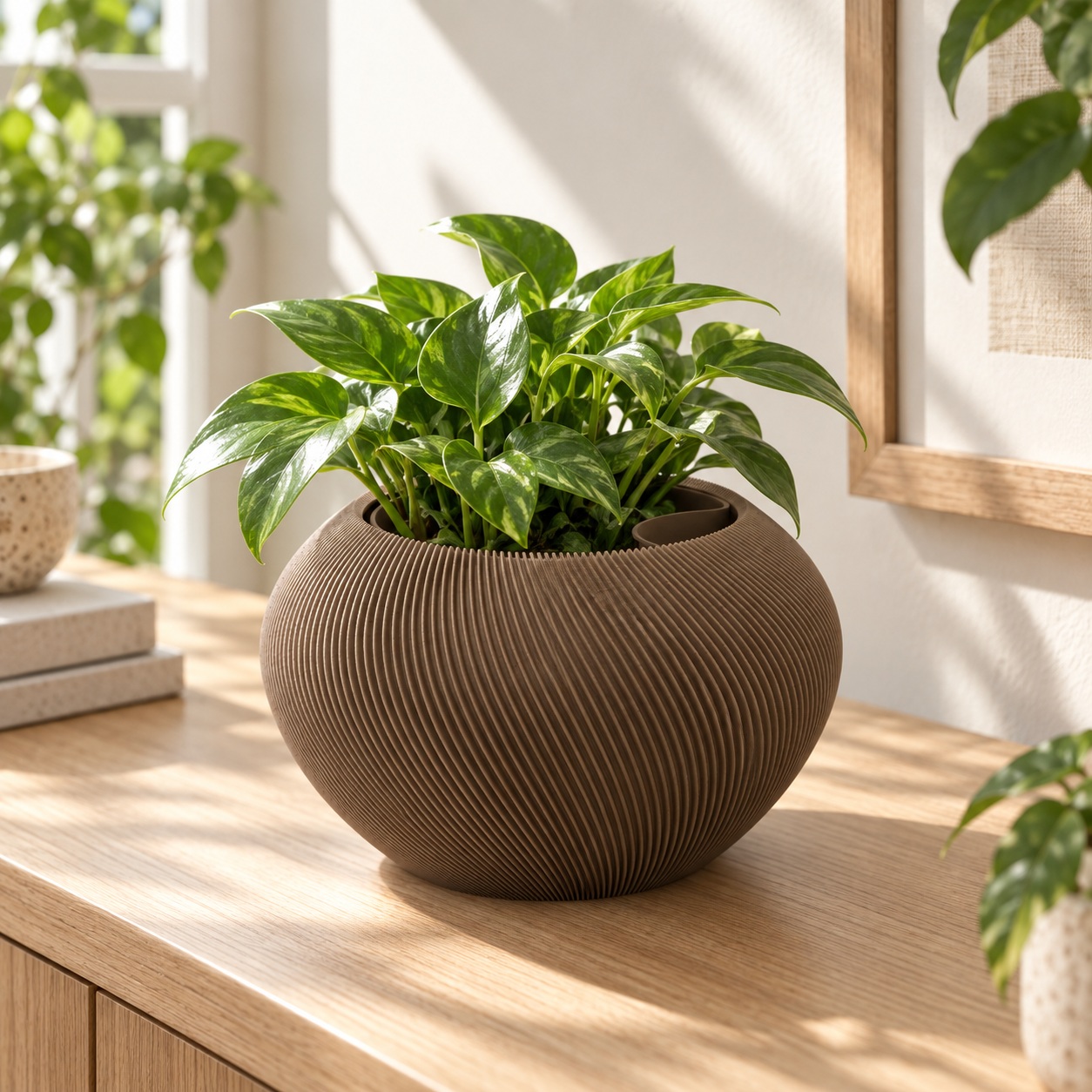 Vaso Grimalda com Inserto Criandê Wood