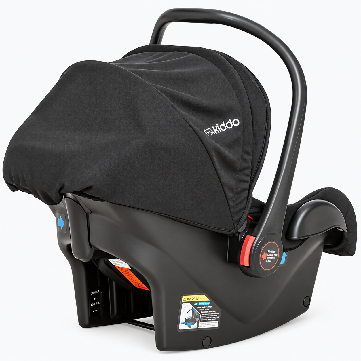 Bebê Conforto Kiddo Casulo Click Até 13 kg Preto