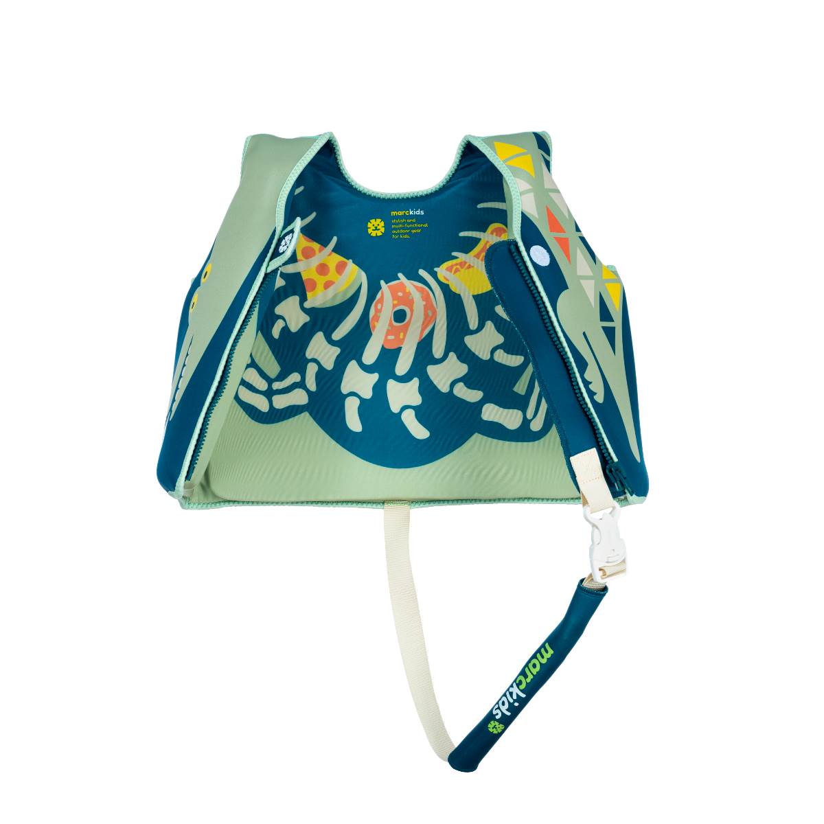 Colete Flutuador Infantil Répteis da Selva M (11-19 Kg) - Marckids