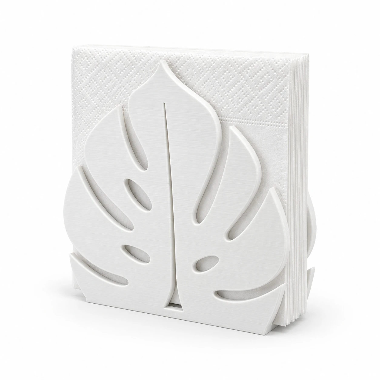 Porta-Guardanapo Monstera Criandê Branco