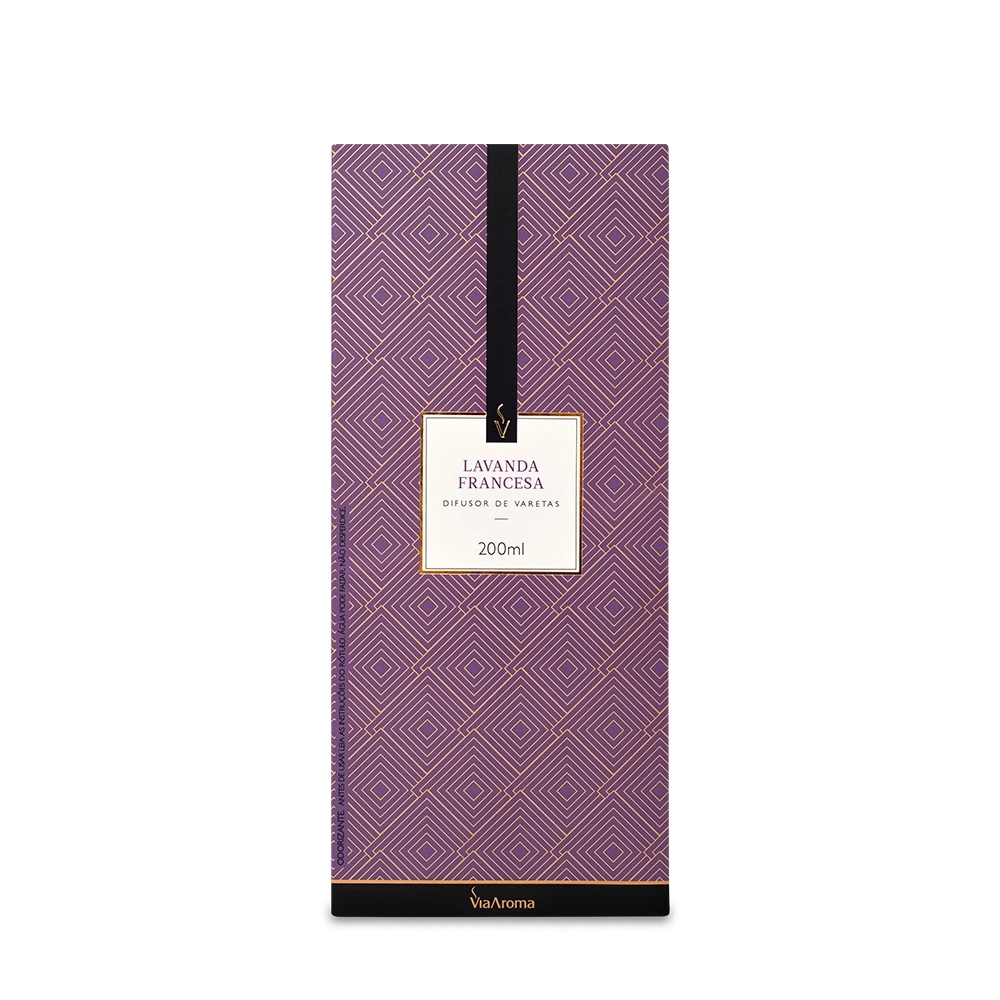 Difusor de Varetas Via Aroma Lavanda Francesa 200 ml