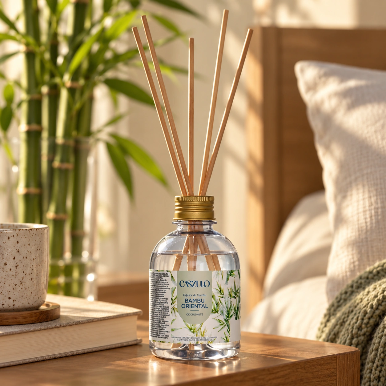Difusor de Varetas Caszulo Via Aroma Bambu Oriental 250 ml