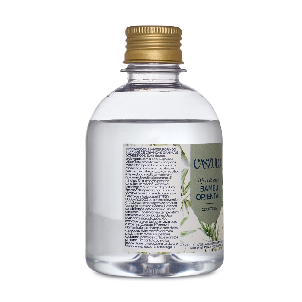 Difusor de Varetas Caszulo Via Aroma Bambu Oriental 250 ml
