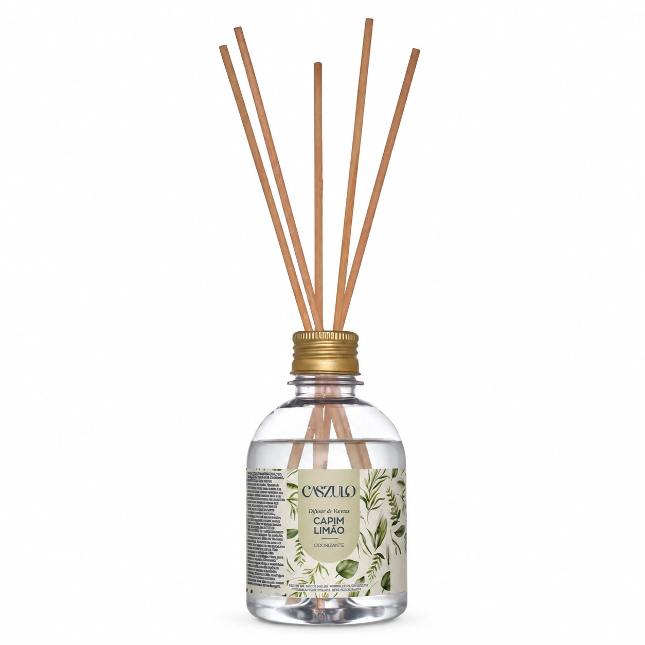 Difusor de Varetas Caszulo Via Aroma Capim Limão 250 ml
