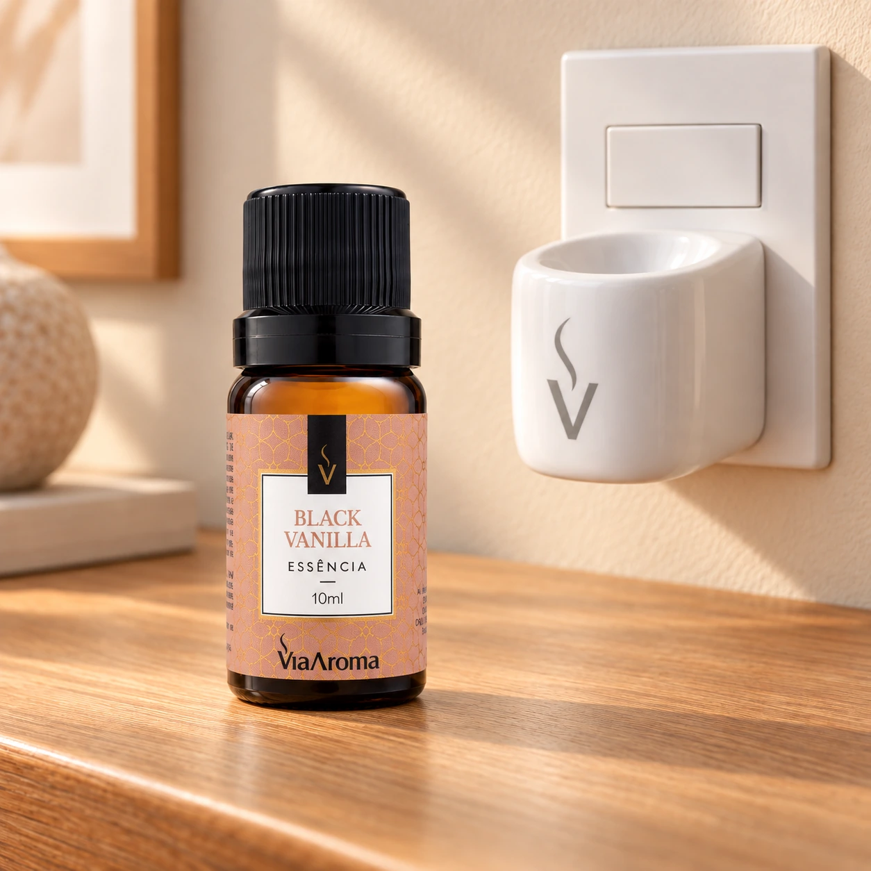 Essência Black Vanilla Via Aroma 10 ml
