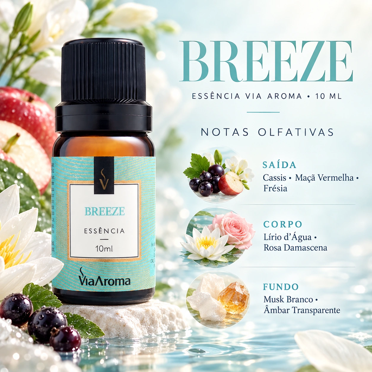 Essência Breeze Via Aroma 10 ml