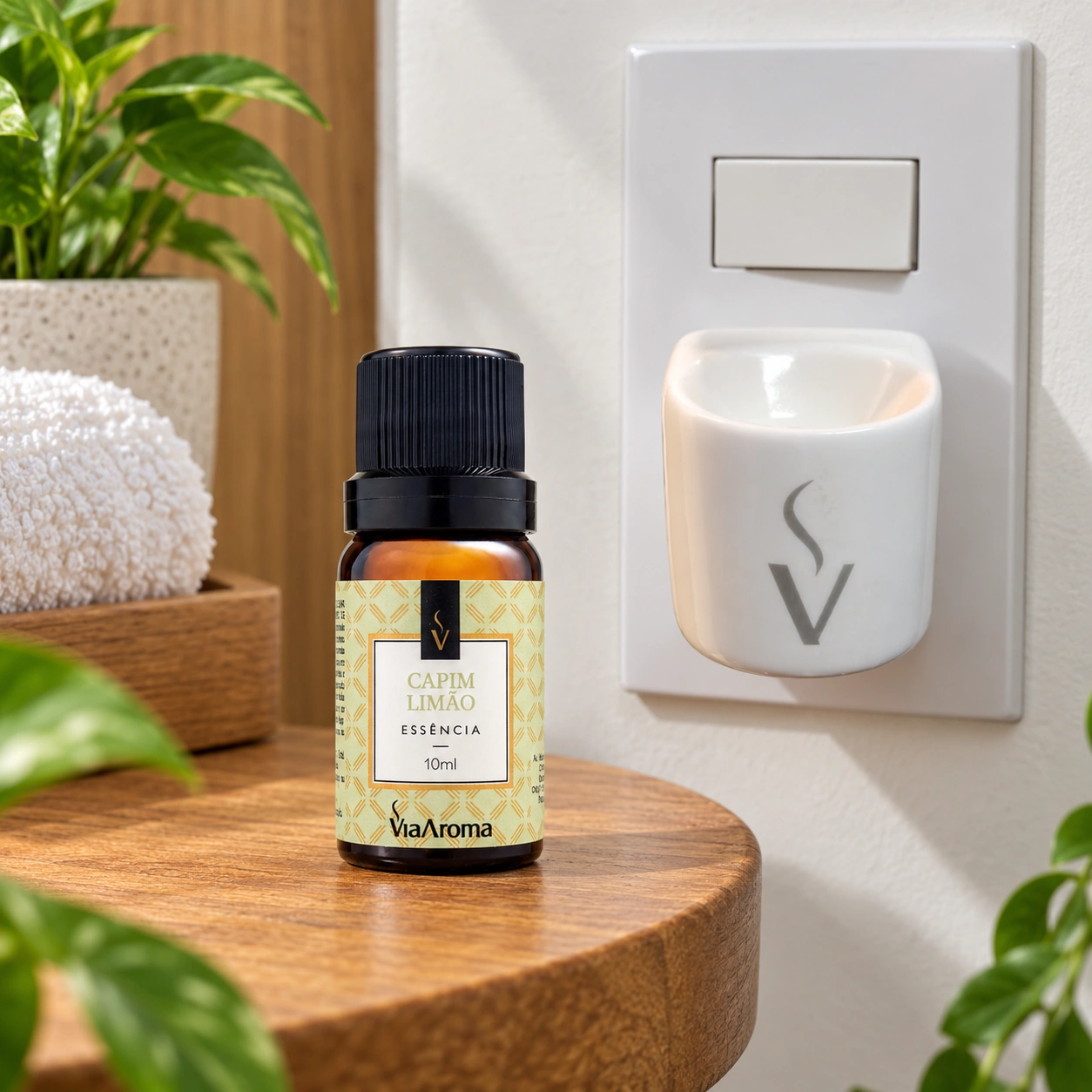 Essência Capim Limão Via Aroma 10 ml