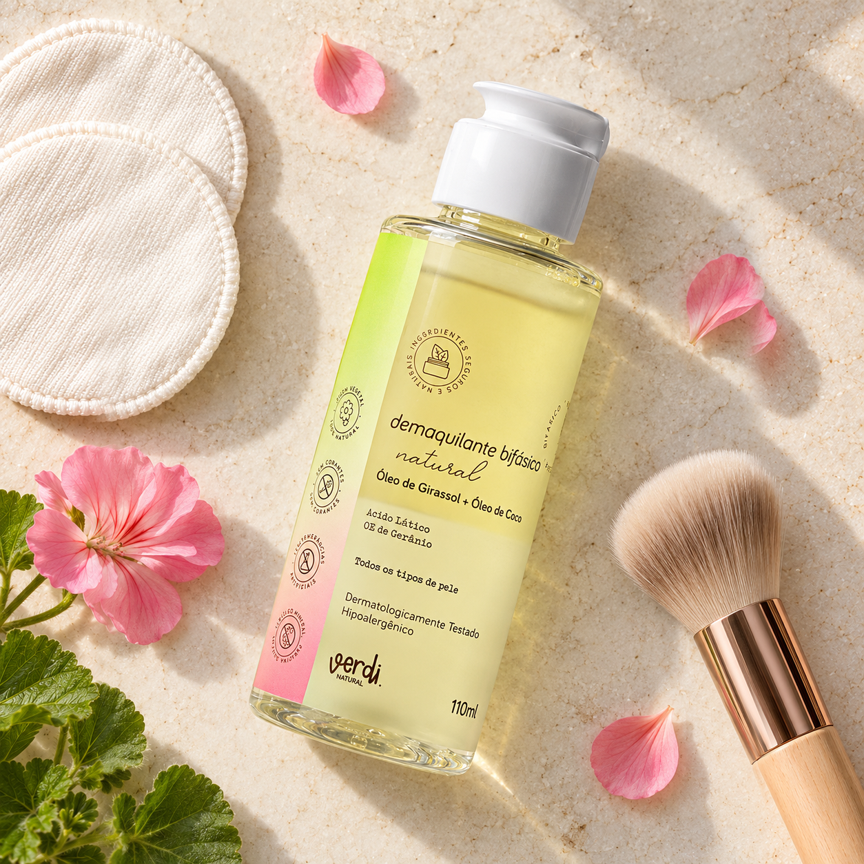 Demaquilante Bifásico Natural 110 ml – Verdi Natural
