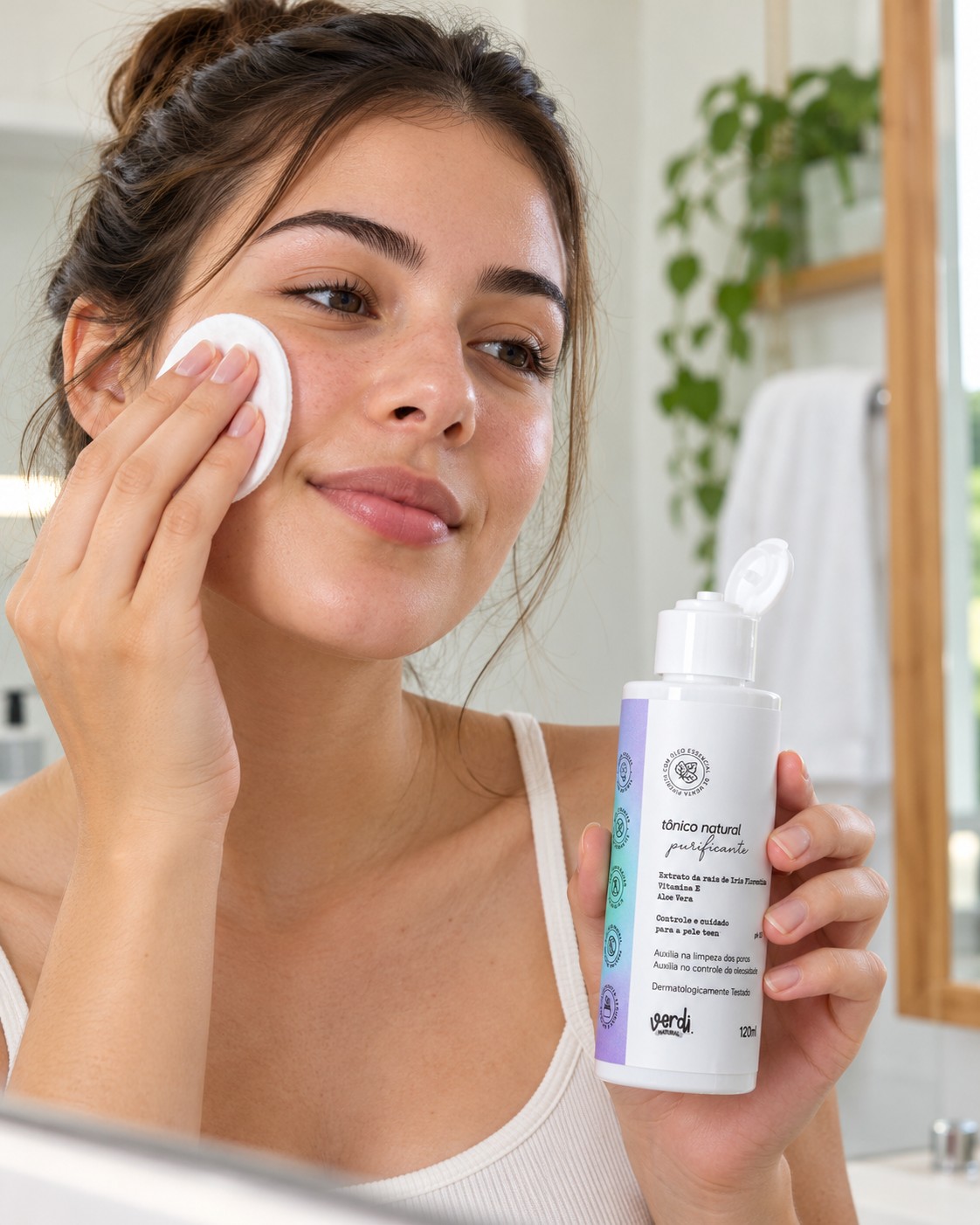 Tônico Facial Natural Purificante para Pele com Acne e Oleosa 120 ml – Verdi Natural