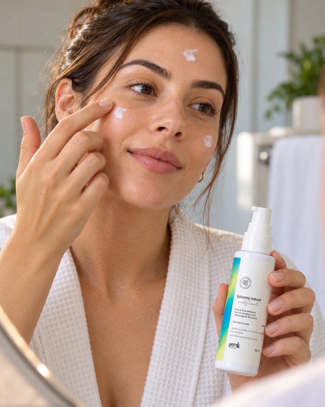 Bálsamo Facial Natural Matificante para Pele com Acne e Oleosa 60 g – Verdi Natural