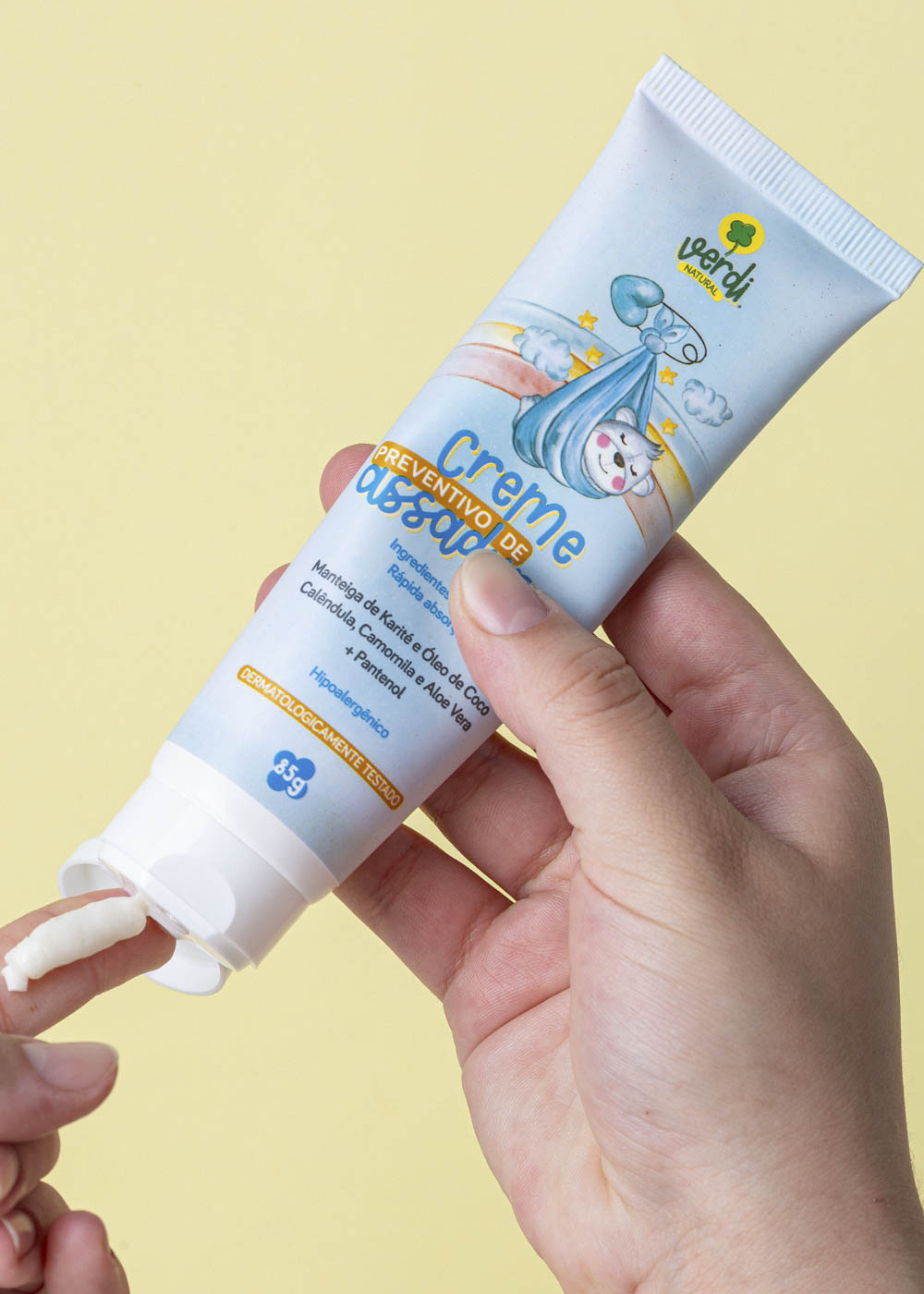 Creme Preventivo de Assaduras para Bebê 85 g – Verdi Natural