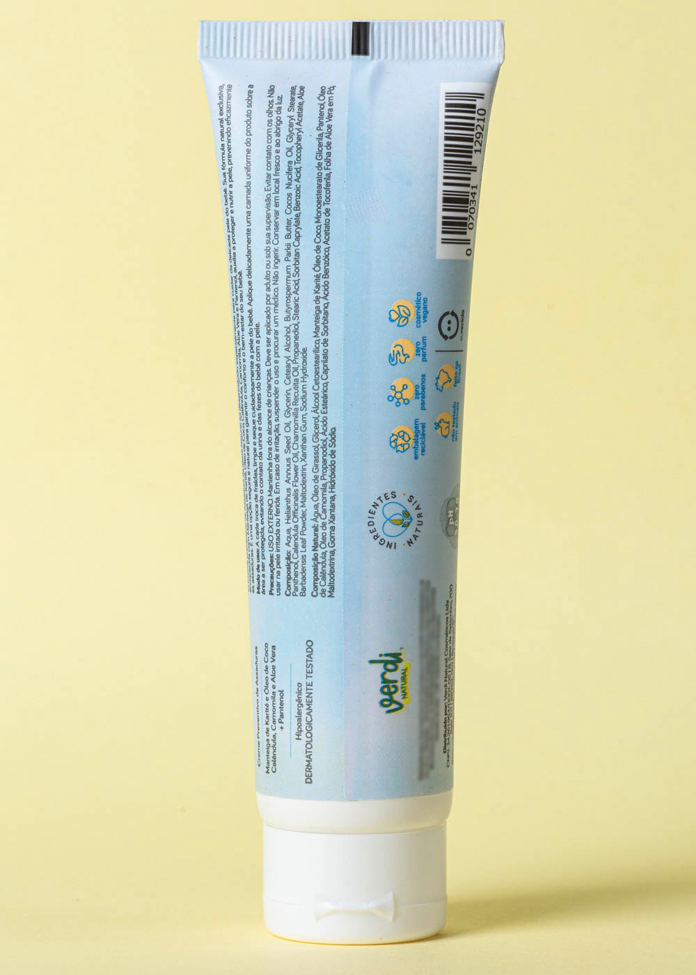 Creme Preventivo de Assaduras para Bebê 85 g – Verdi Natural