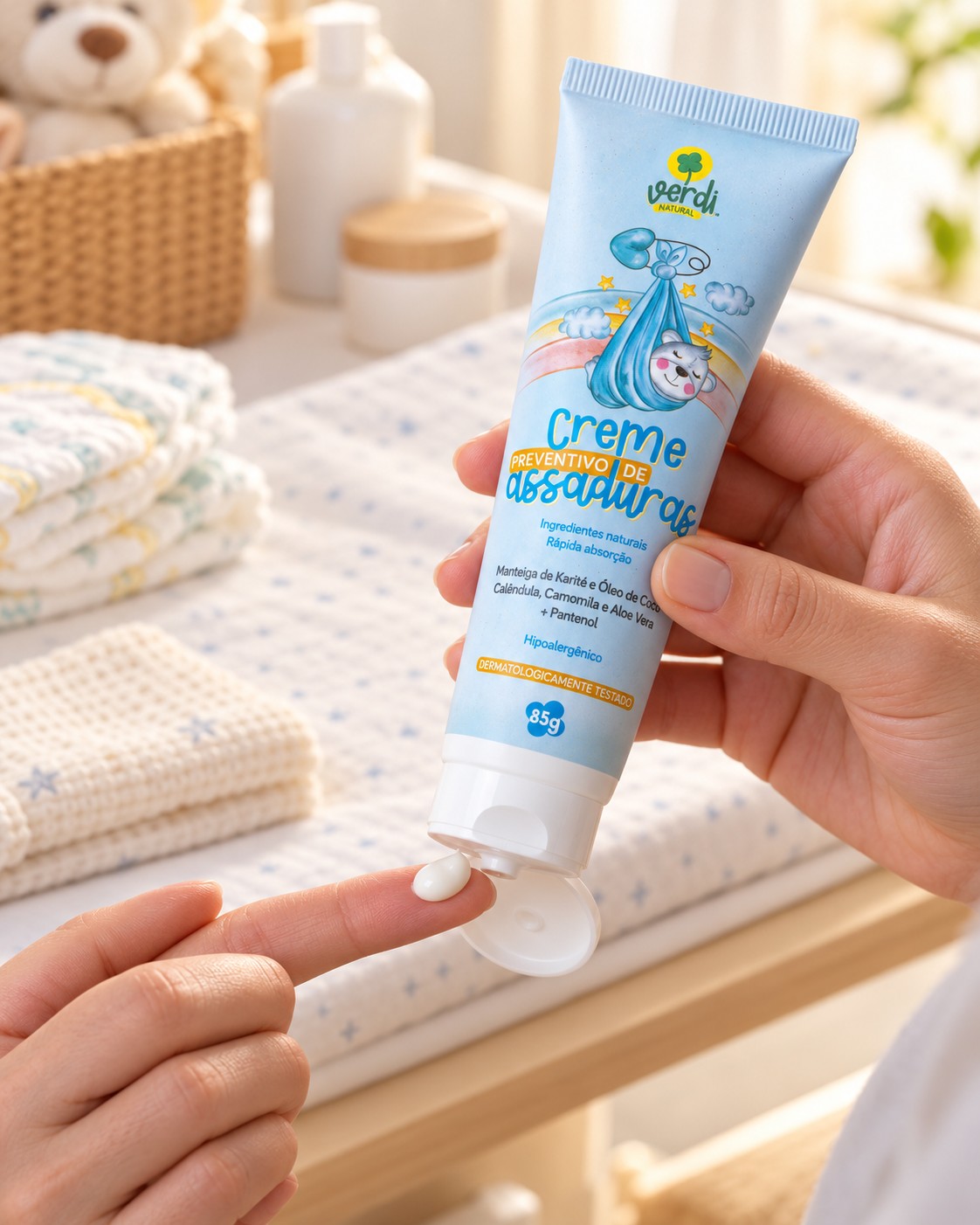 Creme Preventivo de Assaduras para Bebê 85 g – Verdi Natural
