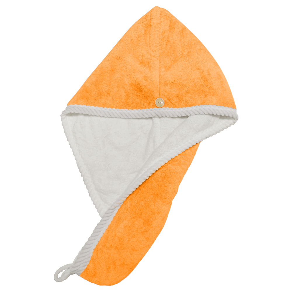 Touca para Cabelo Laço Home Power Sec Dupla Face Laranja