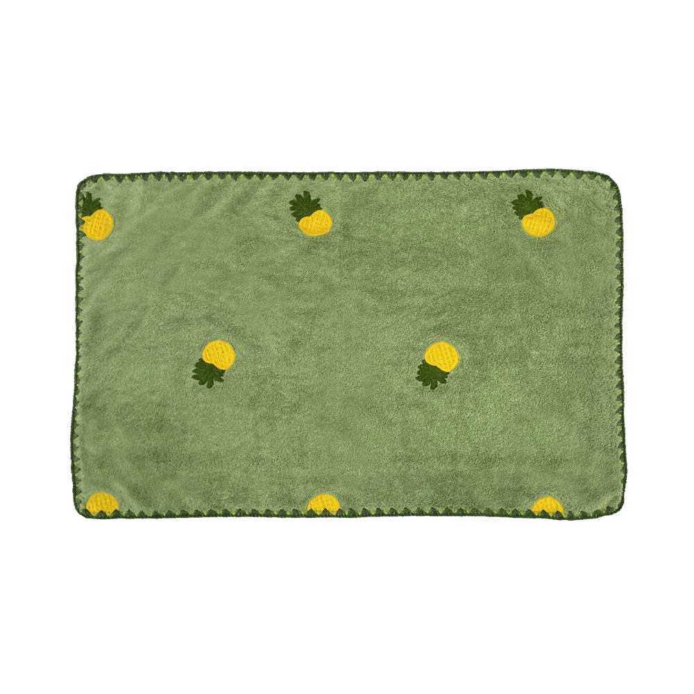 Pano de Copa Laço Home Power Sec 40x60cm Frutas Abacaxi Verde