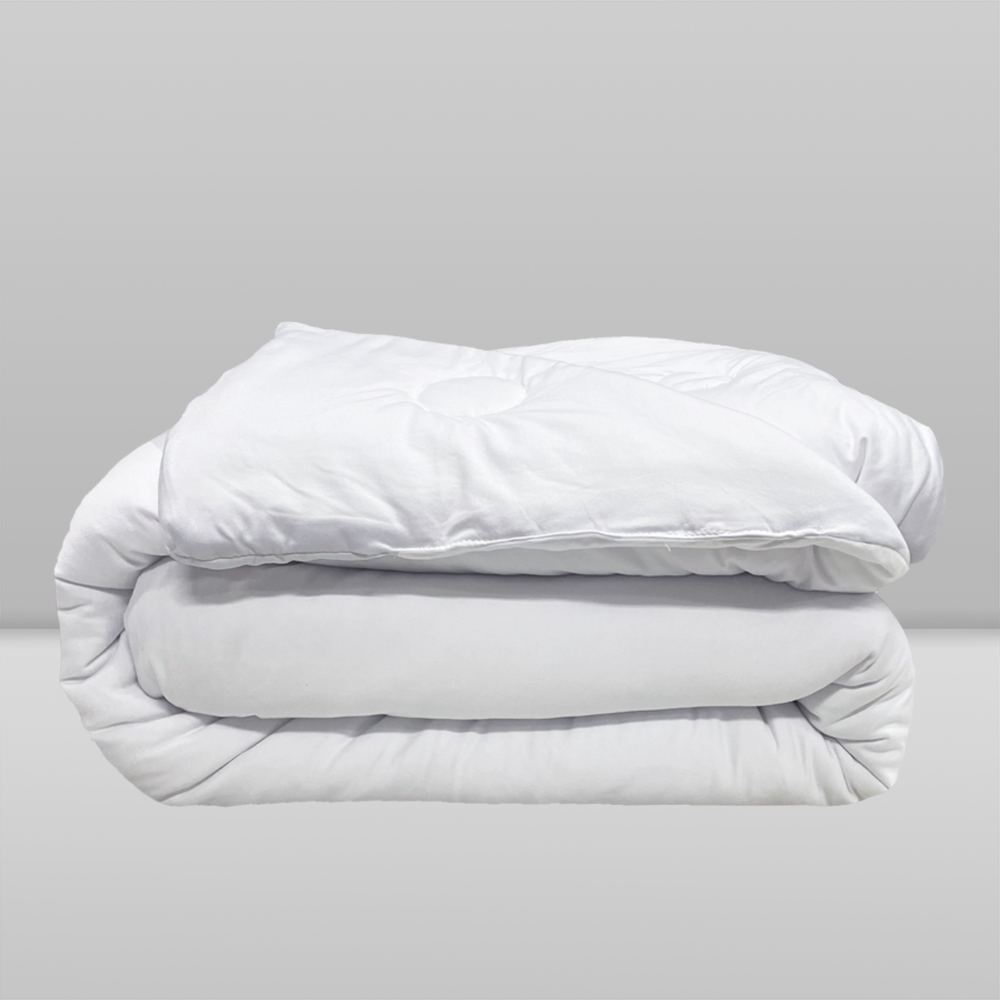 Edredom Casal Extra Macio Marshmallow 2,20 x 2,40 Branco - Laço Bebê