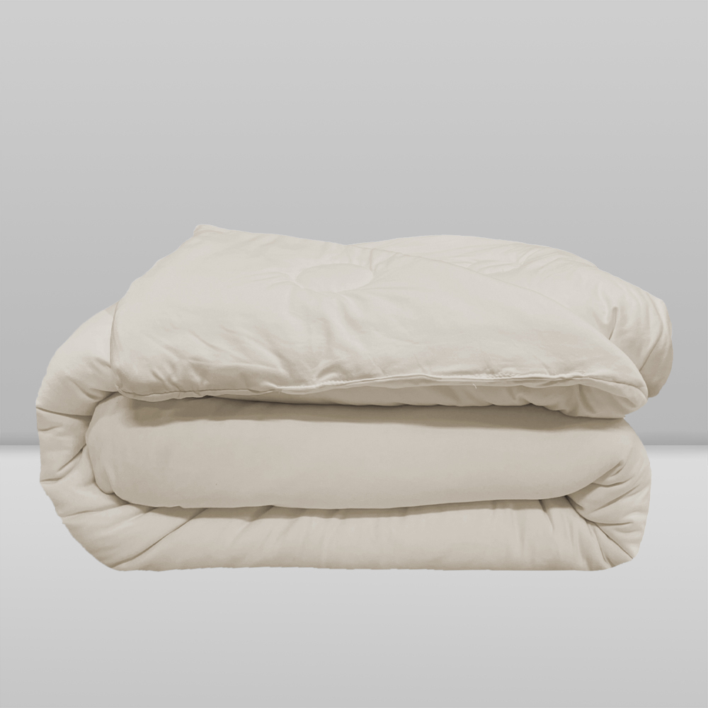Edredom Casal Extra Macio Marshmallow 2,20 x 2,40 Cinza - Laço Bebê
