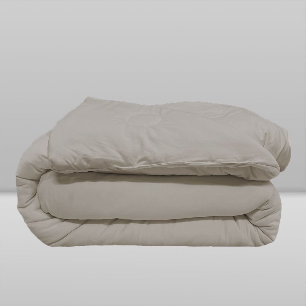 Edredom Queen Extra Macio Marshmallow 2,40 x 2,60 Cinza - Laço Bebê