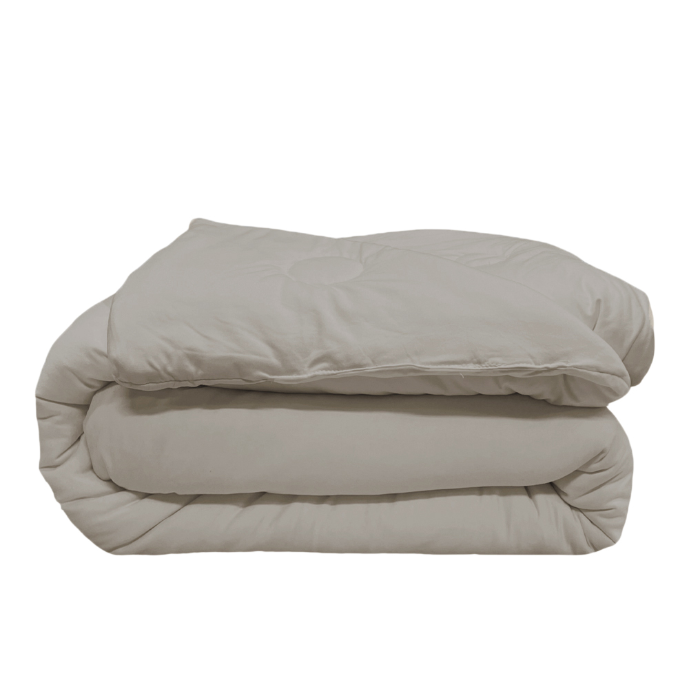 Edredom Queen Extra Macio Marshmallow 2,40 x 2,60 Cinza - Laço Bebê