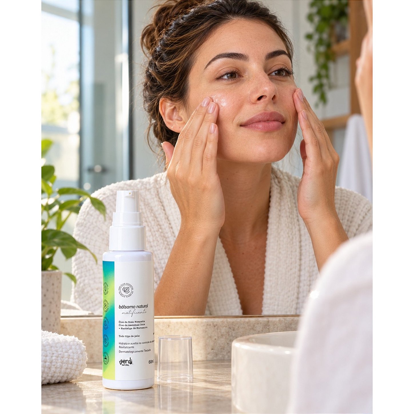 Kit Skincare Facial Natural 8 Produtos Verdi Natural – Rotina Completa de Limpeza e Cuidado