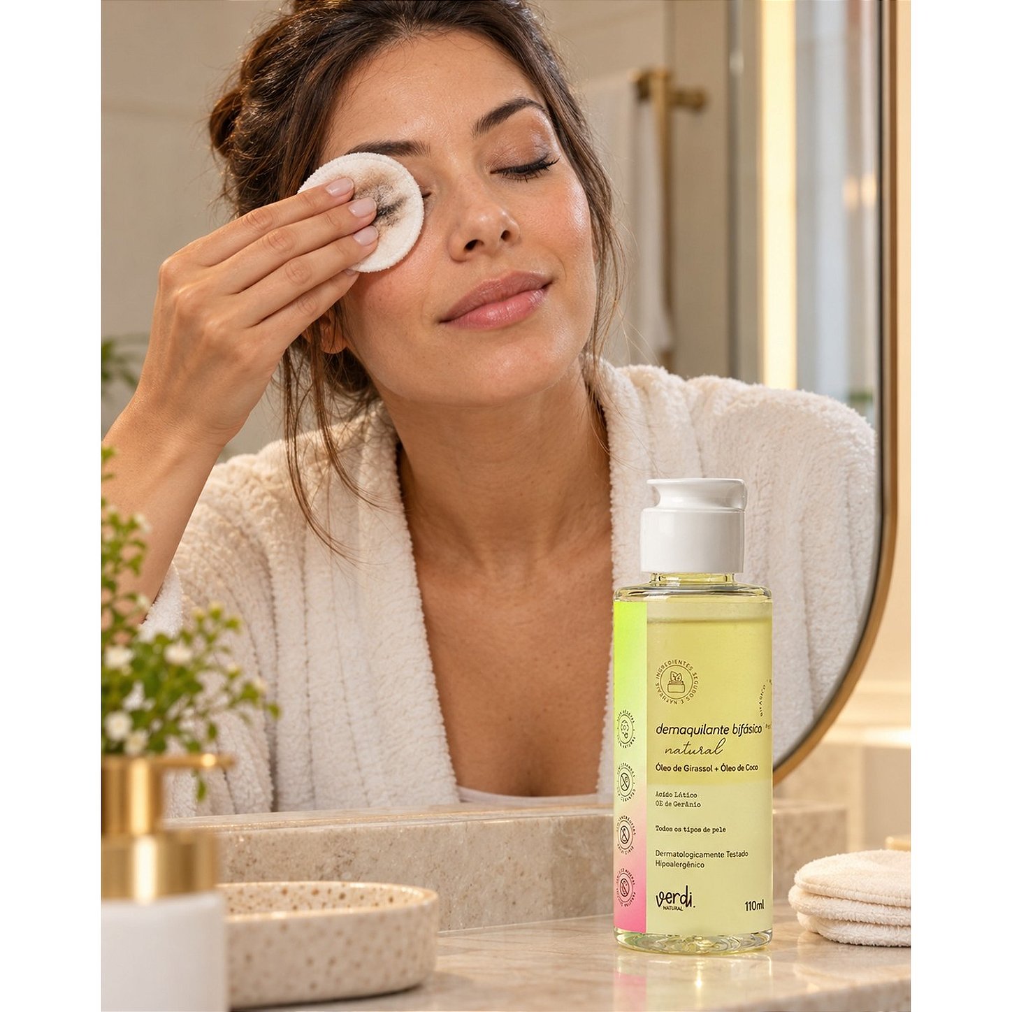 Kit Skincare Facial Natural 8 Produtos Verdi Natural – Rotina Completa de Limpeza e Cuidado