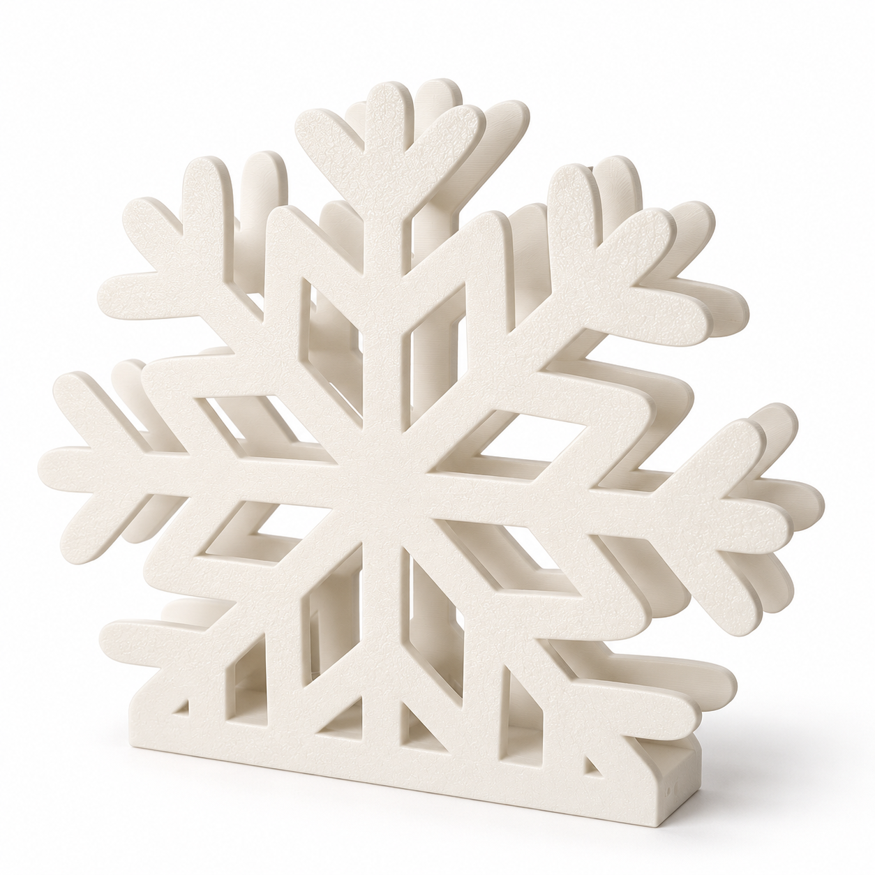 Porta-Guardanapo Floco de Neve – Branco Neve