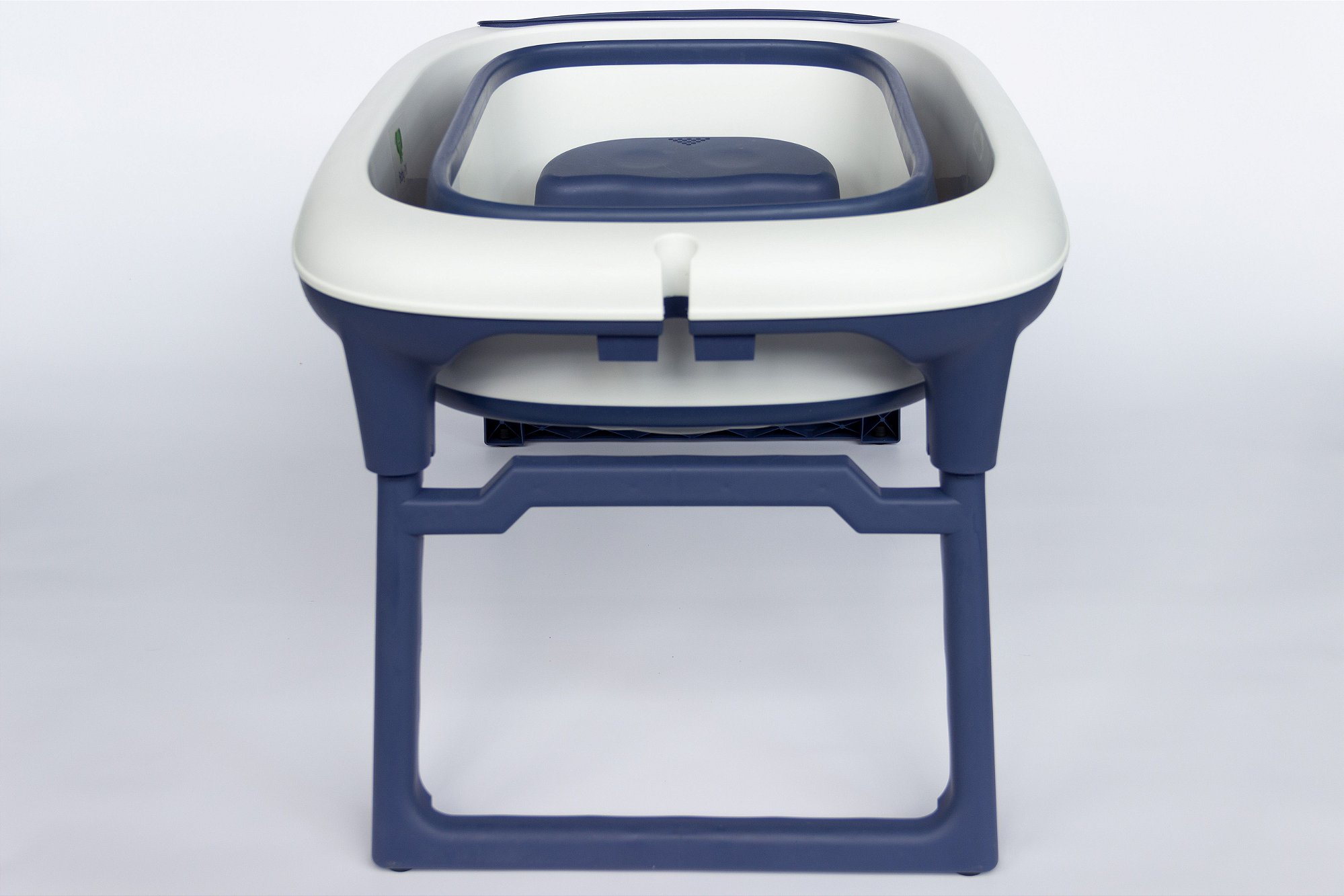 Banheira Dobrável Ofurô Luxo Azul Marinho (0 meses à 10 anos) - Baby Pil