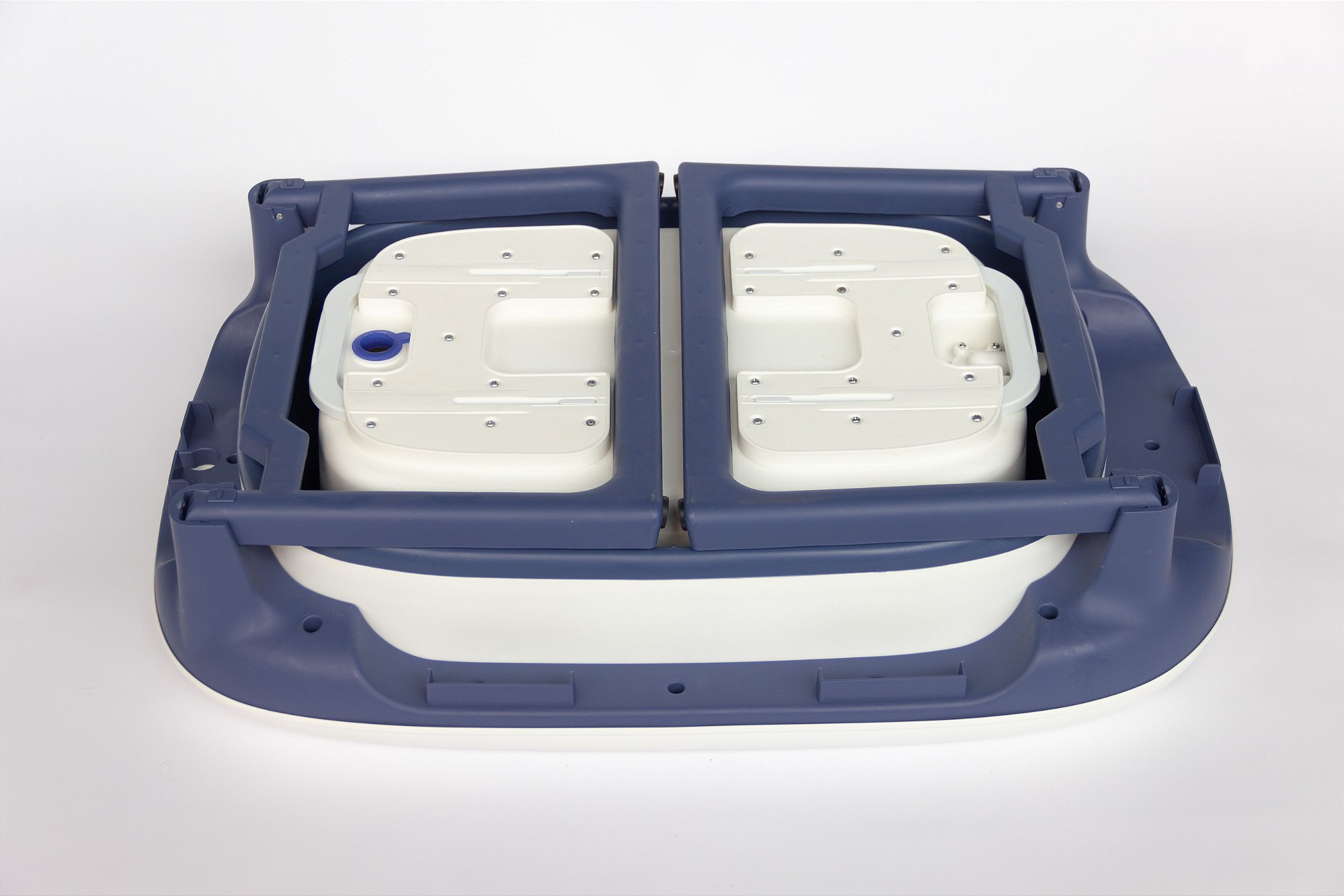 Banheira Dobrável Ofurô Luxo Azul Marinho (0 meses à 10 anos) - Baby Pil