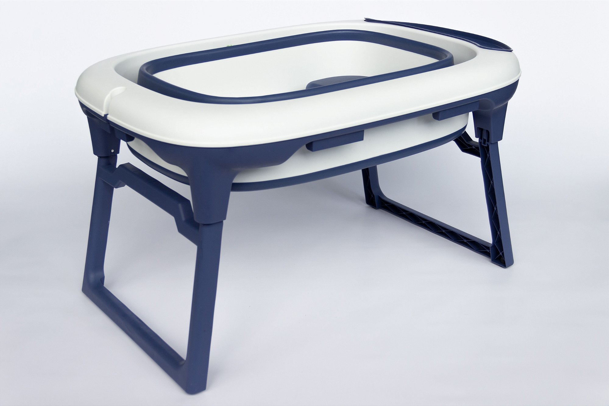 Banheira Dobrável Ofurô Luxo Azul Marinho (0 meses à 10 anos) - Baby Pil