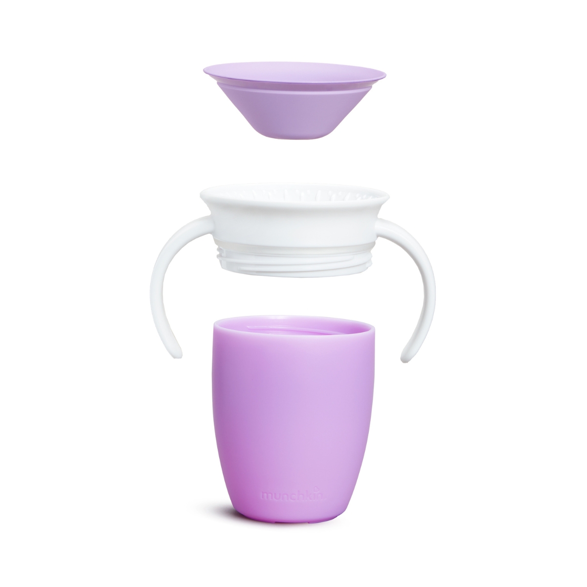 Copo de Treinamento 360 com Tampa (Miracle Cup) Roxo - Munchkin