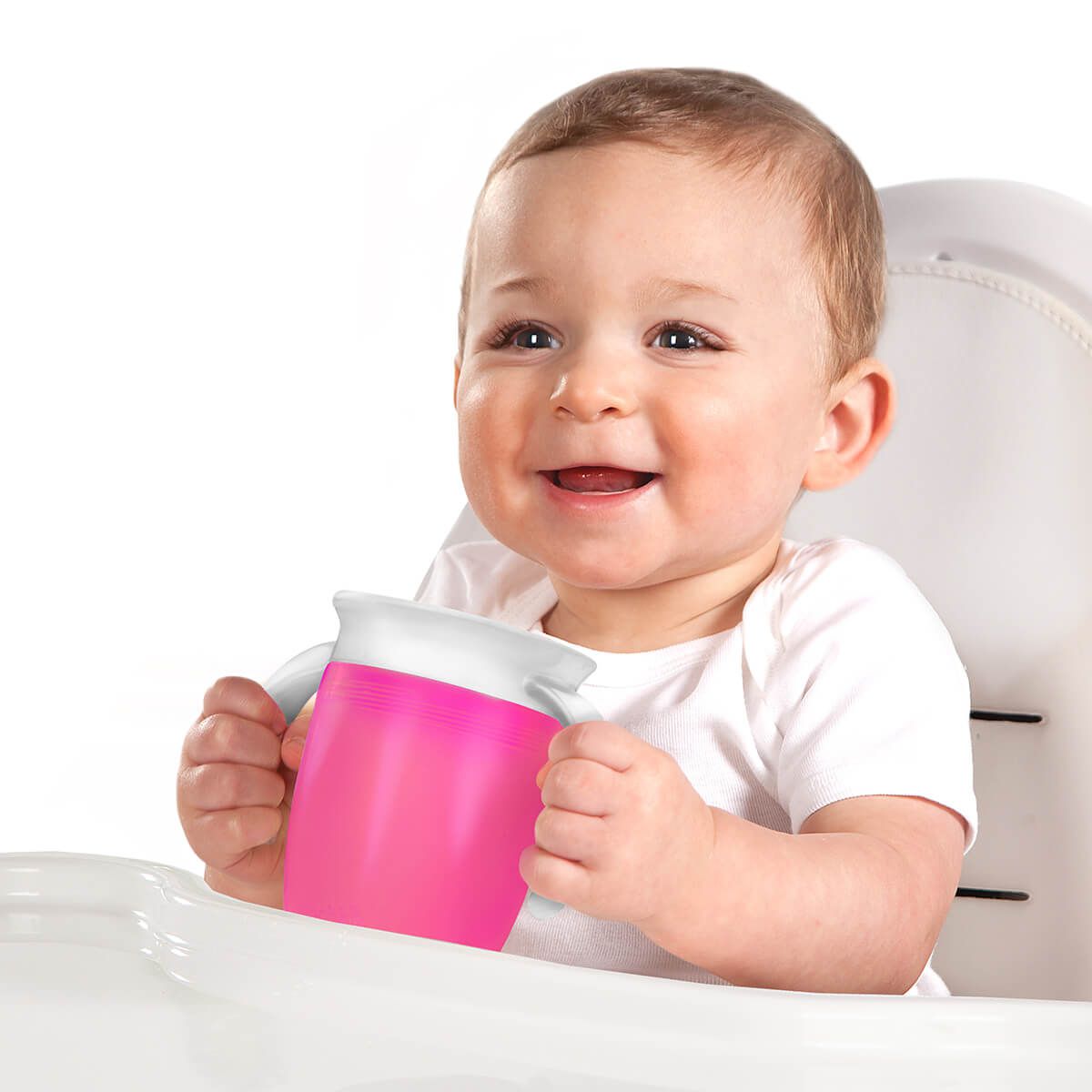 Copo de Treinamento 360 com Tampa (Miracle Cup) Roxo - Munchkin