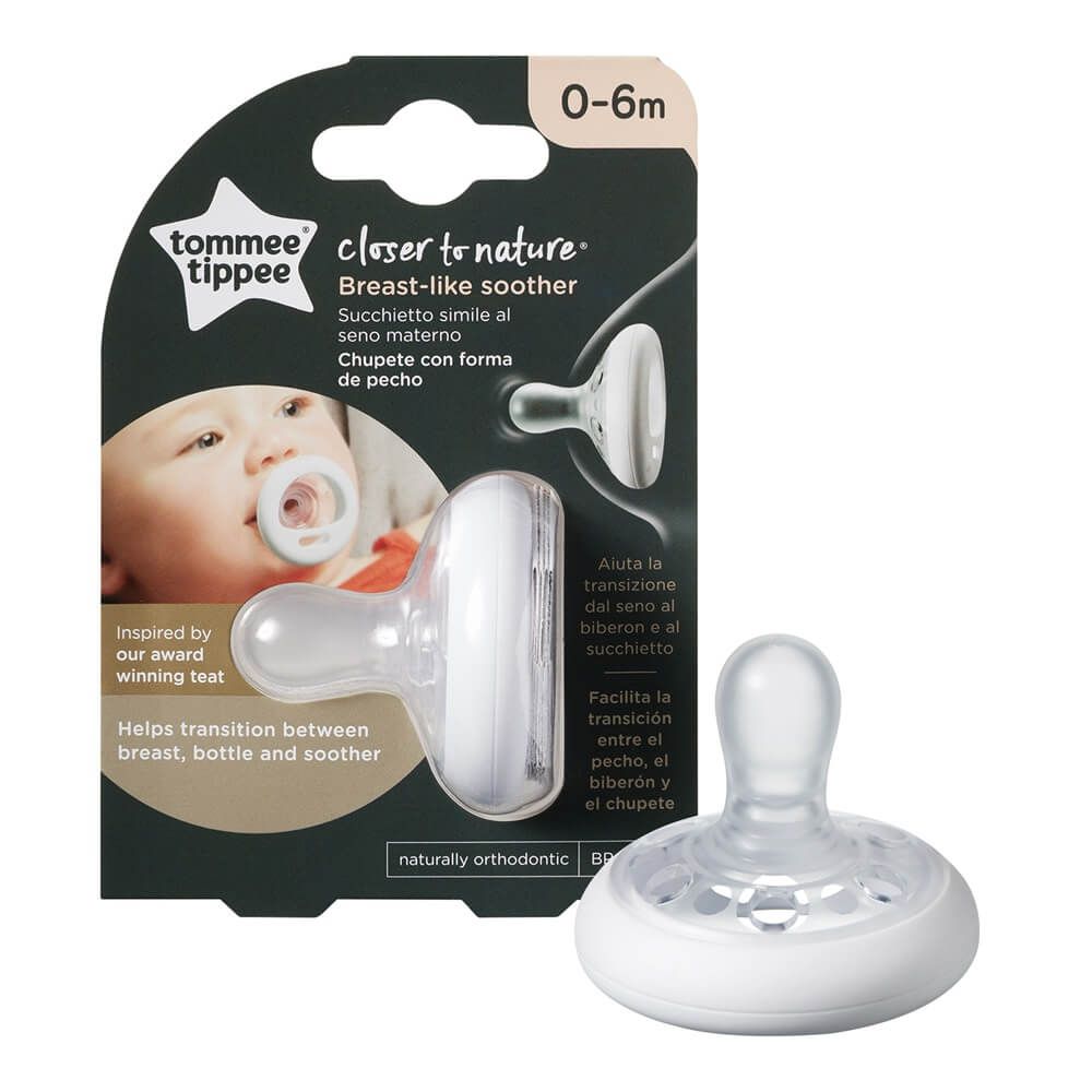 Chupeta Breastlike 0 a 6 meses Closer To Nature - Tommee Tippee