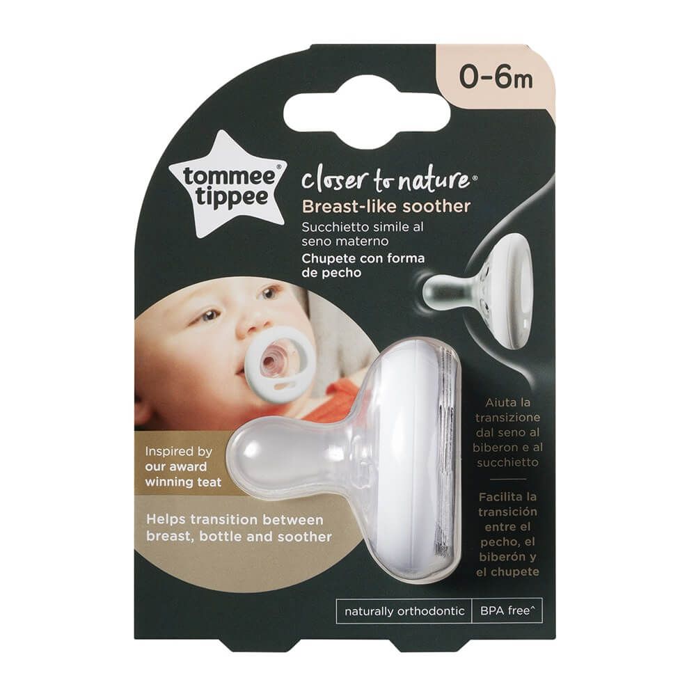 Chupeta Breastlike 0 a 6 meses Closer To Nature - Tommee Tippee
