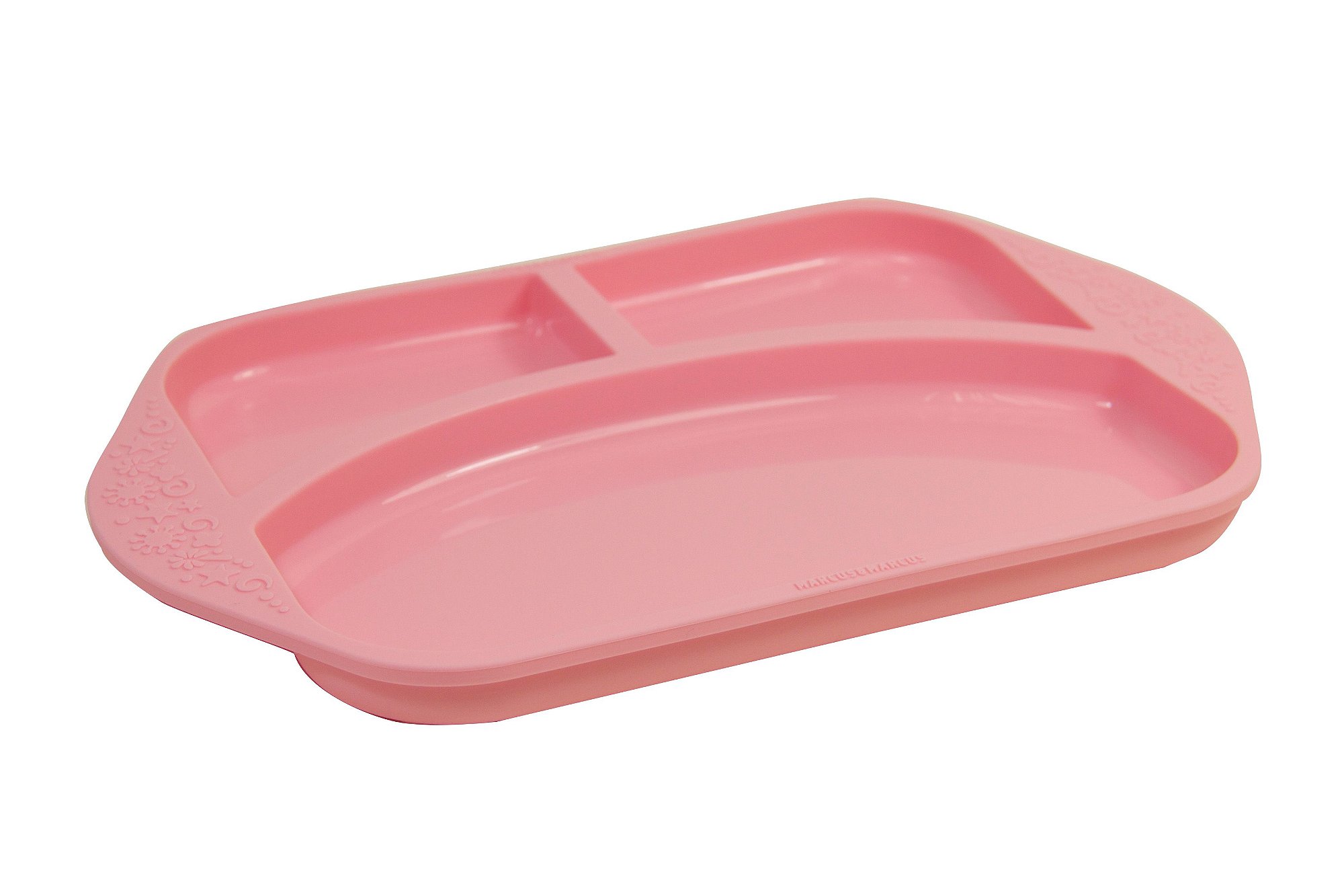 Prato de Silicone com Divisórias Porquinha - Marcus & Marcus