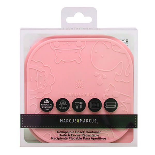 Marmitinha Container Dobrável em Silicone Porquinha - Marcus & Marcus