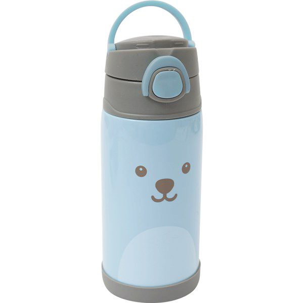 Garrafa Térmica Infantil Parede Dupla Gumy Azul - Buba