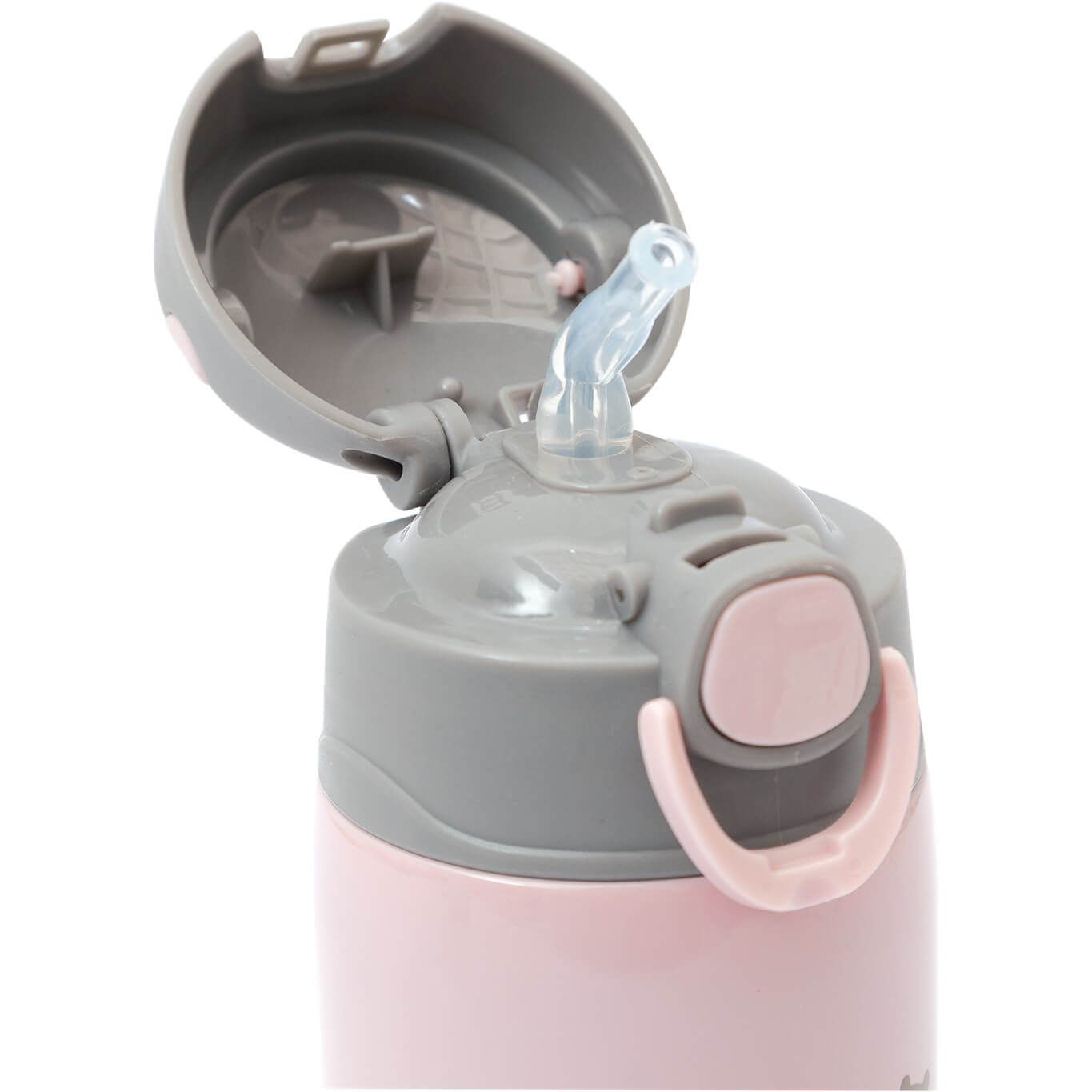 Garrafa Térmica Infantil Parede Dupla Gumy Rosa - Buba
