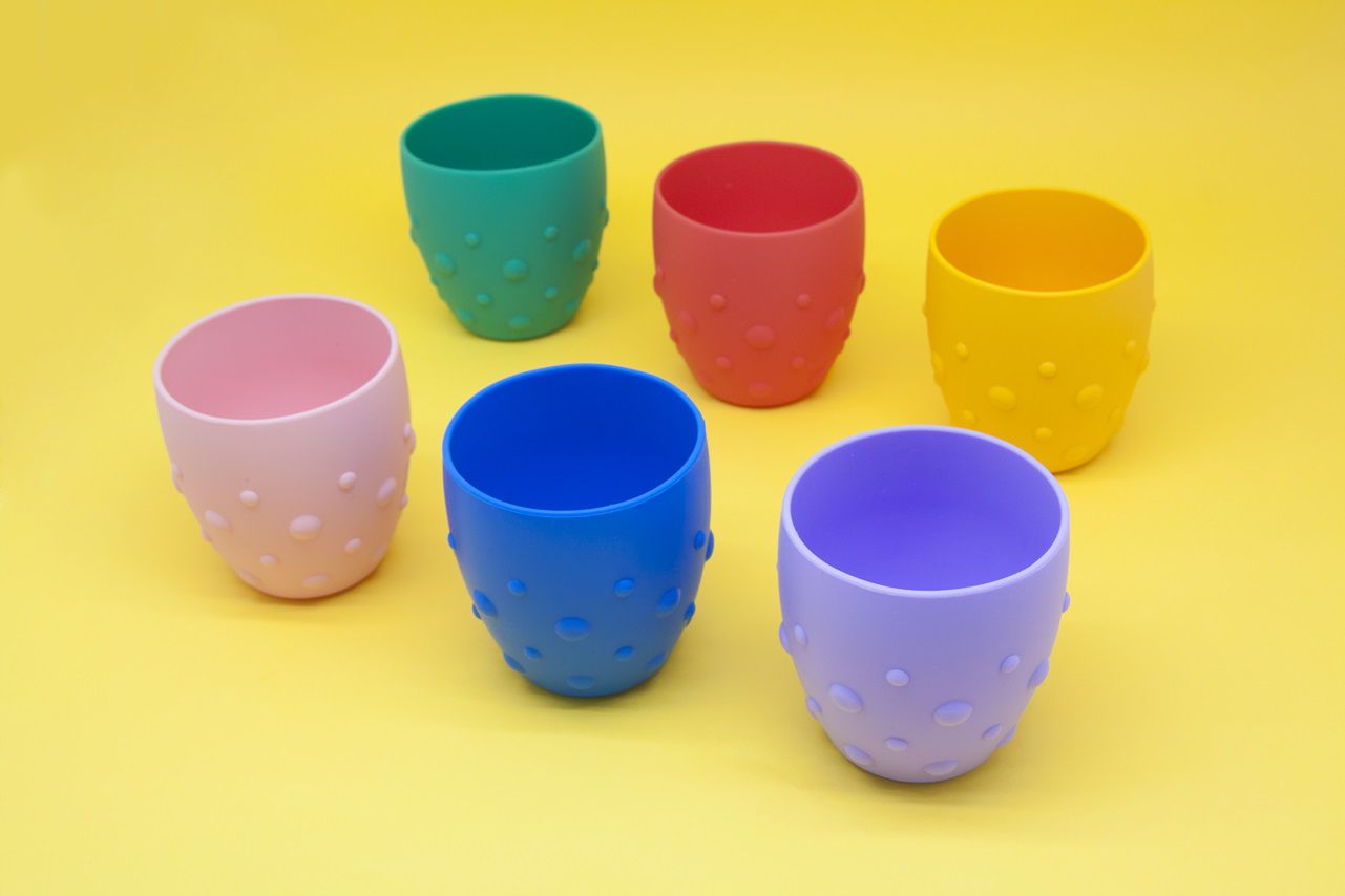 Copo de Treinamento em Silicone 200ml Porquinha - Marcus & Marcus