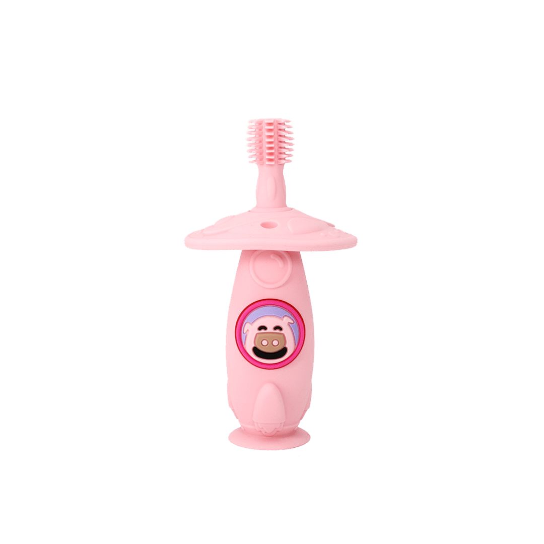 Escova Massageadora de Silicone Porquinha - Marcus & Marcus