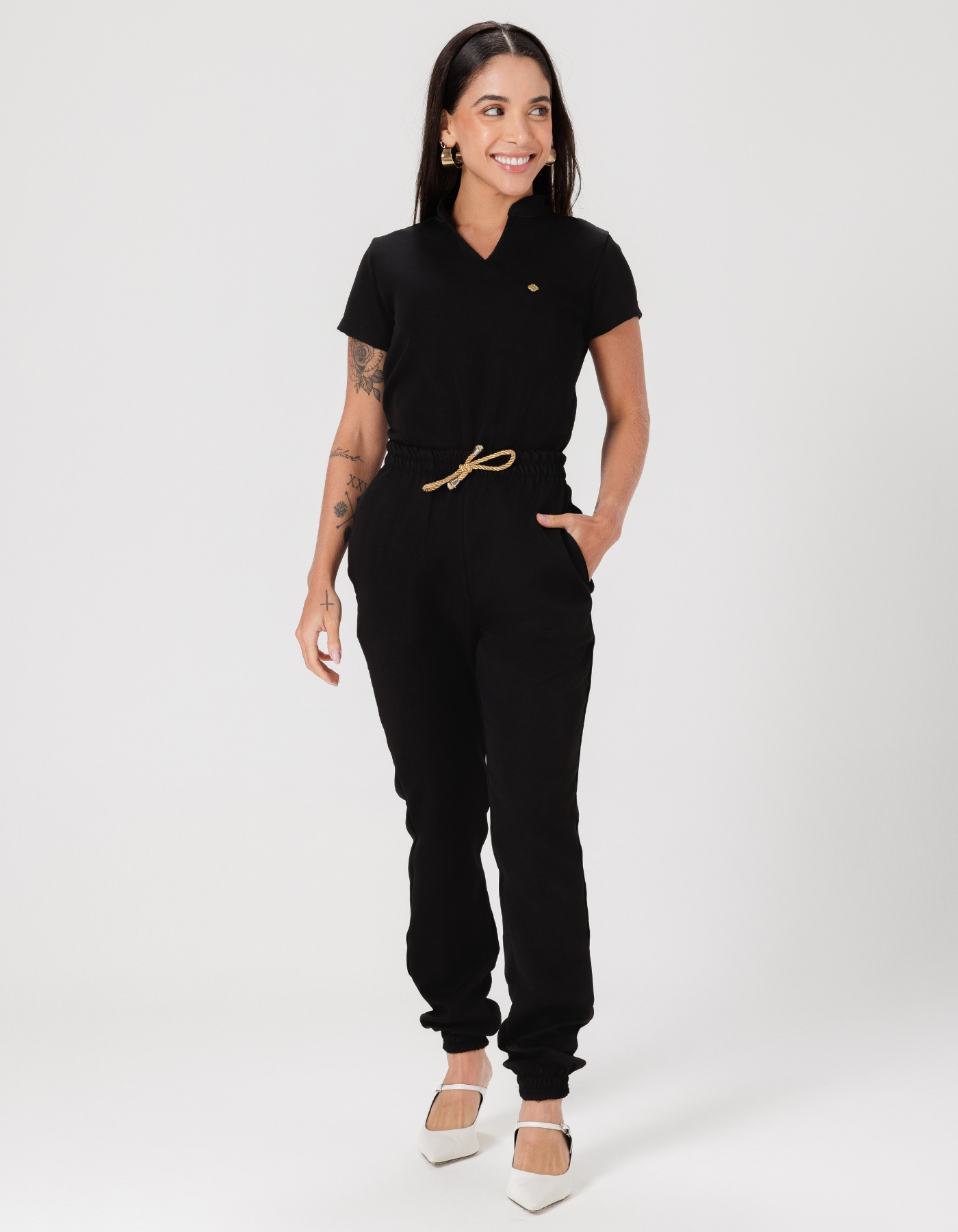 Scrub Feminino Lírio Preto — foto 3