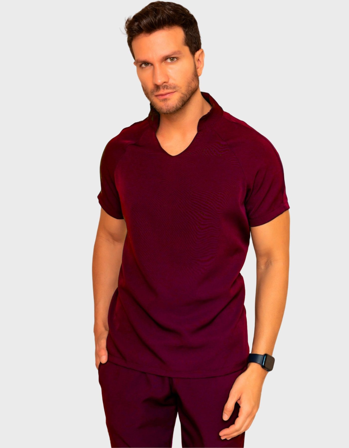 Scrub Masculino Ônix Vinho — foto 1