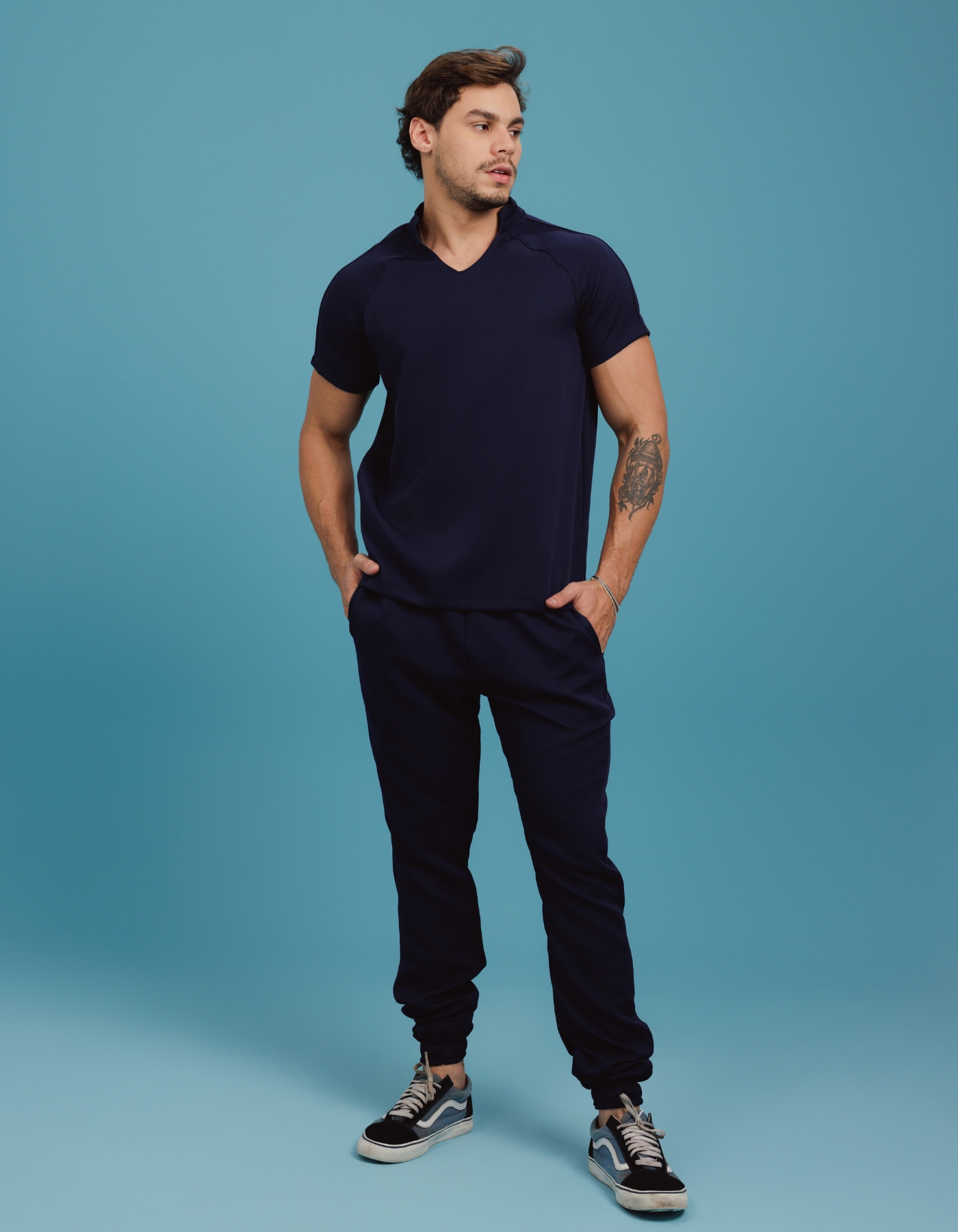 Scrub Masculino Ônix Marinho — foto 6