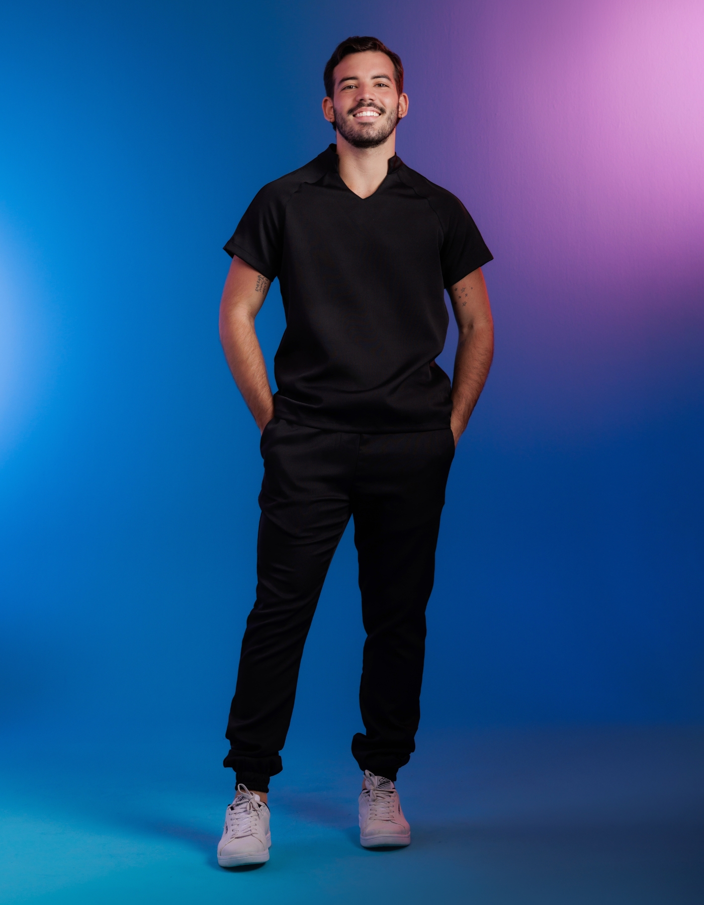 Scrub Masculino Ônix Preto — foto 3
