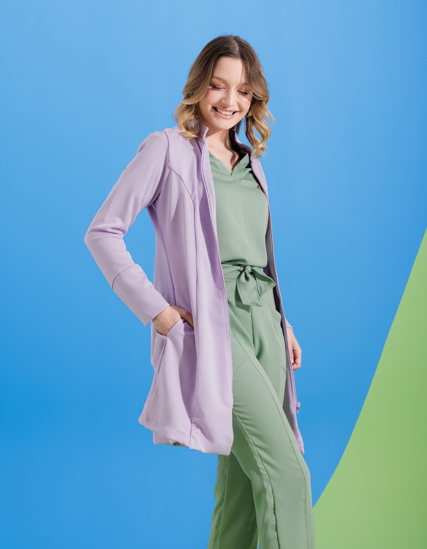 Scrub Feminino Lily Verde Pistache — foto 2
